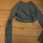 Gymshark vital seamless 2.0 long sleeve crop top gray medium Photo 7