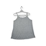 JODIFL  Strappy Criss-cross Front Tank Top S Gray Lightweight Sleeveless Photo 1
