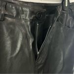 Le lis  Black Faux Leather Wide Leg High Waisted Pants Size L (D1) Photo 3