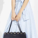 Claudie Pierlot Rina Corseted Dress Sz. 36 (US S) Blue Photo 0