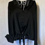 Worthington  Black Button Down Shirt Photo 1
