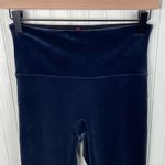 Spanx NEW Anthropologie Slate Blue Velvet Leggings Women's Size Medium Boho Fall Photo 4