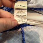 LL Bean Sunblocking Swimwear Halter Tankini‎ Top Blue White Beach Woman Size 16 Photo 4