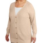 Faded Glory  Women’s Boyfriend Cardigan in Grey Photo 1