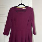 Boden Women Irene Fit and Flare Purple Dress Lined Size 10 Midi Cotton Photo 2