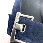 Joan & David vintage navy blue suede low heel flats, made in Italy, size 7.5 Photo 9