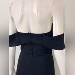 Herve Leger  Black Off-Shoulder Jumpsuit Photo 12
