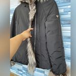 POST CARD FOX FUR TRIM JACKET SIZE 8 Black Photo 5