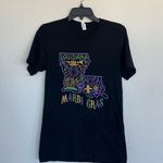 Mardi Gras Louisiana Women’s Tee Size Small Multiple Photo 0