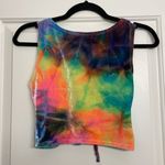 iHeartRaves Custom Handmade Eat Sleep Rave Lace Up Top Photo 2