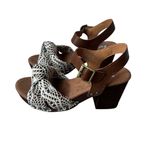 KORKS Natalia Natalia Crochet Twist Knot Sandals Tan SZ 6M Brown Photo 1