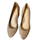 Taryn Rose  Tan Suede Block Heel Pumps - Rochelle sz 6 Photo 4