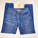 American Eagle  Vintage Button Fly High Rise Jeans Dark Wash Size 2 Photo 4