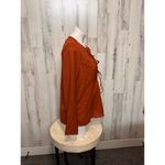 Truth NYC Rust Orange Lace-Up Blouse Women’s Size M Photo 7