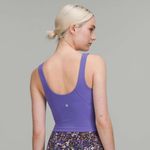 Lululemon  Align Tank Top Size 2 Charged Indigo Purple Cropped Yoga Pilates Chic Photo 1