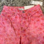 BDG  Pink Floral Women's Flare Jeans Photo 5