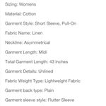 Petal and Pup  White Dress Adette Midi Dress Animal Print One Shoulder Size 6 Photo 6