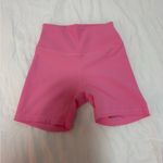 NWT | wilo the label sold out pink ribbed biker shorts | size small Photo 1
