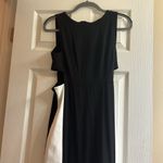 Chicwish Black & White Maxi Dress Cut Out Sides Photo 8