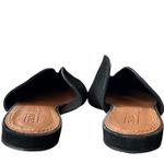 ASOS Landing Mules Womens 7 Black Suede Slip On Flats Pointy Comfort Shoes Photo 6