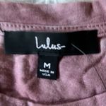 Lulus  Women’s Vintage Berry Tie Dye Boxy T-Shirt size Medium Photo 4