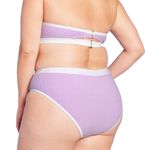 Kona Sol  Light Purple Terrycloth Bikini Swim Bottoms Size 3X NWT Photo 3