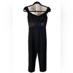MISHA Bodice Black Jumpsuit Black Size M Photo 3