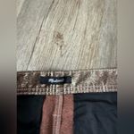 Madewell  Slim Emmett Wide Leg Crop Pants in Metallic Brown Size 31 Photo 9