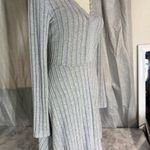 SheIn  woman’s long sleeve ribbed knit sweater dress size medium Photo 8