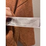 Eileen Fisher Terracotta High Low Knit Top Short Sleeve Wool Yak Alpaca Size S/M Photo 3