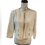 Talbots Talbott size for Bj and cream color flloral blazer Photo 1