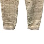 Max Mara  Weekend Womens Lace Embroidered Pants Size 4 Beige Fully Lined Photo 7