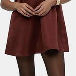 we wore what faux fur‎ strapless satin dress Size 6 Brown Photo 0