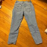 American Eagle Outfitters Ripped Mom Jeans Blue 6 regular Photo 2