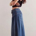 Free People We The Free Forget Me Knot Pull-On Jeans Photo 1