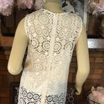 Alice + Olivia  OFF WHITE CROCHET LACE "GRETCHEN" MAXI TUNIC AND CAMI (M) Photo 9