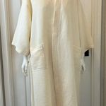 Boca Terry Robe Unisex Mens Womens Kimono Waffle Basic Cream Size XXL Photo 0