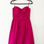 Eliza J  Strapless Cocktail Mini Dress Fuschia Size 8 Photo 2