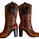 Kenneth Cole “Going Studly” Brown Leather Boots Photo 5