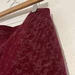 Eileen Fisher Merino Cotton Felted Textured Skirt Size M Red Womens M Photo 4