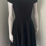 Boden Short Sleeves Wool Black Mini Dress size 4 Photo 0