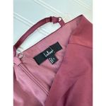 Lulus NWOT  Signature Elegance Mauve Purple Satin One-Shoulder Maxi Dress Size L Photo 6