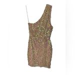 Saylor  Kyrie Mini Dress in Pink Champagne Small Photo 2