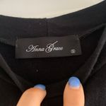 Anna Grace Black Knot Front Dress High Neck  Photo 3