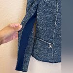Rebecca Taylor  Tweed Moto Zip Up Jacket Size 0 Photo 6