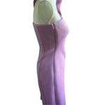 Eliza J One Shoulder Scuba Cocktail Dress Lilac Size 4 Photo 4