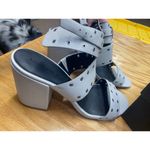 Rebecca Minkoff  Womens Gray Adjustable Ankle Strap Carter Heeled Sandals 10M S17 Photo 7