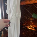 White Maxi Swim Coverup Dress Size L Photo 3