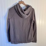 Abercrombie & Fitch Taupe Brown 100% Cotton Hooded Sweatshirt Women’s Size M Photo 6