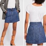 Free People We The Free Womens Skirt Jade Denim Indigo Blue Size 25 OB860525 Photo 1